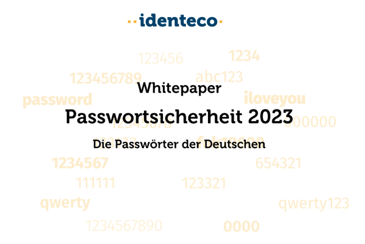 Passwortsicherheit 2023 - Die Passwörter der Deutschen