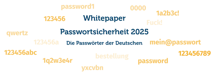 Passwortsicherheit 2025 - Die Passwörter der Deutschen