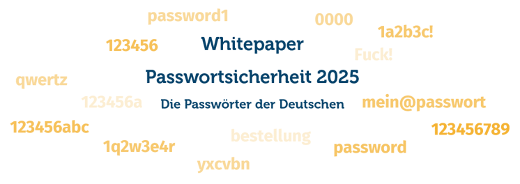 Passwortsicherheit 2025 - Die Passwörter der Deutschen